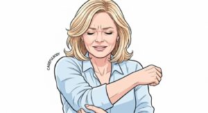 팔저림이 있을때